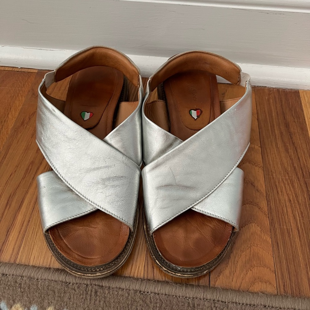 Stylish Silver Women's Sandals